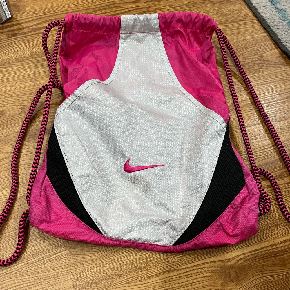 Nike Nylon Drawstring Backpack - image 1